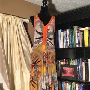 Jean Paul Gauliter Soleil Fuzzi long dress.